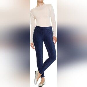 NWT Hue Navy Corduroy Stretch Jegging Type Lounge Leggings XS
